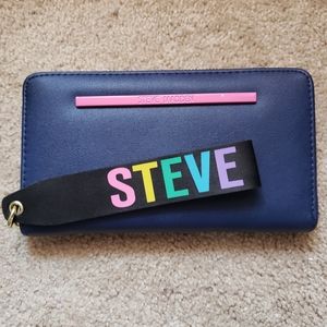 Steve Madden Zip Around Wallet Large Capacity